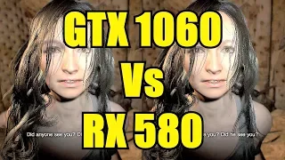Resident Evil 7 GTX 1060 Vs AMD RX 580 Frame Rate Comparison