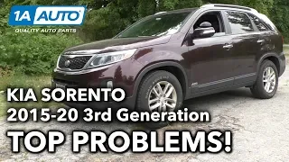 Top 5 Problems Kia Sorento SUV 3rd Generation 2015-20