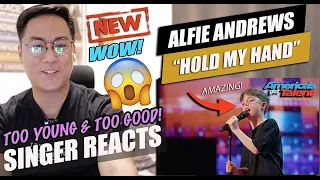 12-year-old Alfie Andrews receives a STANDING OVATION for "Hold My Hand" | AGT 2023 | REACTION