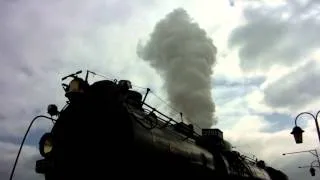 Santa Fe 3751 steam train whistle