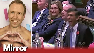 Rishi Sunak bursts out laughing at Matt Hancock 'I'm a Celeb' joke at PMQs