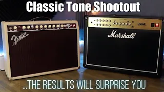 Fender vs. Marshall! Classic Tone Shootout! Super-Sonic 22 vs JVM