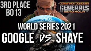 [ПЕРЕЗАЛИВ] Google vs Shaye - bo13 - World Series 2021 - МАТЧ ЗА 3-Е МЕСТО - Generals Zero Hour