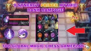 9 SYNERGY PRINCE TAKEOVER FT. RYA SKILL 1 -  TOP MAGIC CHESS SYNERGY - Mobile Legends Bang Bang