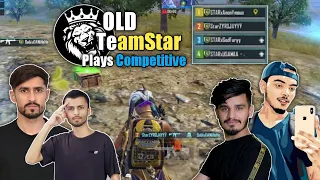 When OLD teamStar Plays Together in Competitive • PUBG