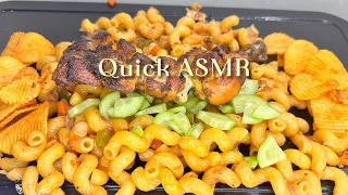 ASMR | CAVATAPPI  PASTA BBQ CHICKEN PIECE 飲食秀 |  穆克班格