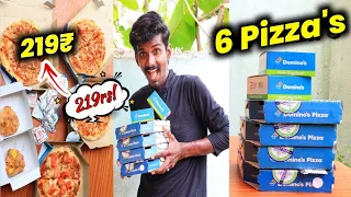 6 DOMINOS PIZZA AT JUST ₹219/- 🤑😱One Day OFFER! Domino’s HUGE OFFER revealed😍-Chengai Vaasi Vlogs