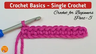 How to Single Crochet | BEGINNERS Series - Lesson 5