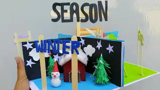 DIY model of seasons|model of 4 seasons