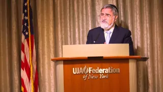 Jerusalem Unity Prize - NY remarks