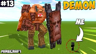 Fighting THE DEMON in Minecraft World Maze [Episode 13]