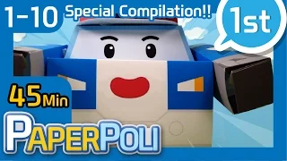 #Special compilation 1 - Popular video | Paper POLI [PETOZ] | Robocar Poli Special