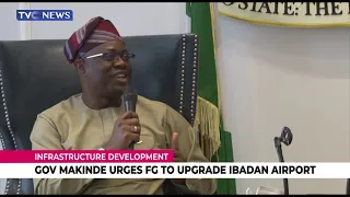 [VIDEO]: Gov Seyi Makinde urges FG to upgrade Ibadan Airport