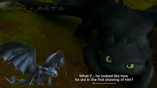 What if...Toothless was blue with yellow eyes? (READ DESCRIPION) || HTTYD