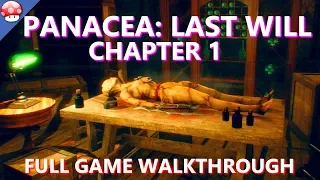 Panacea Last Will Chapter 1 - Full Game Walkthrough Gameplay & Ending (Steam PC Horror Game)