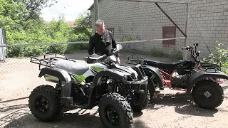 Сравнение ATV Механик 3 и китайского ATV со сходным двигателем.