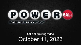 Powerball Double Play drawing for October 11, 2023