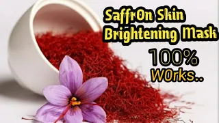 Saffron and Sandalwood Brightening Face Mask 100% works..Totally Recommended..