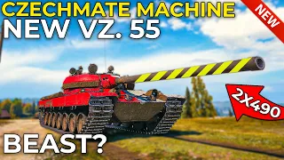New Tier X VZ 55 is a BEAST!? | World of Tanks VZ 55 Gameplay & Review - Update 1.14 Review