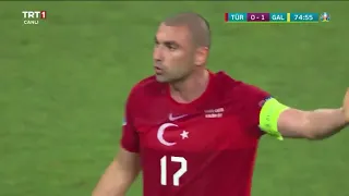 Türkiye-Galler Burak Yılmaz Hakeme Küfür Ediyor