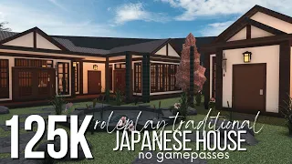 BLOXBURG | Roleplay Traditional Japanese House | 125k | No Gamepass Speedbuild