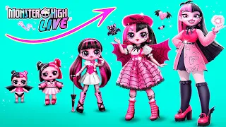 Monster High: Draculaura Growing Up! 30 LOL OMG DIYs