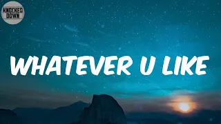 Whatever U Like (Lyrics) - Nicole Scherzinger