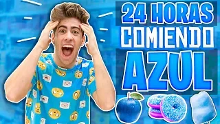 24 HORAS COMIENDO AZUL