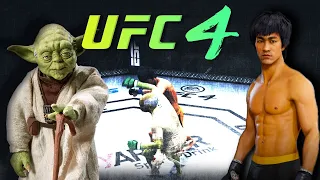 Master Yoda vs. Bruce Lee (EA sports UFC 4)