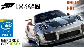 Forza Motorsport 7 - GTX 1050 Ti - G4560 - i3 6100 - 1080p 60fps - 1440p - Benchmark