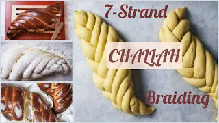 How to Braid 7 Strand Challah like a 5 Strand Challah | Unique Challah Bread Braiding Tutorial