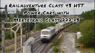 Massive HST working | Railadventure Class 43 HST Power Cars with Merseyrail’s Class 777 EMUs x3