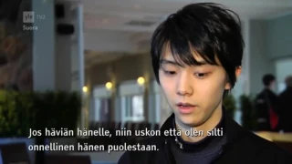 Yuzuru Hanyu - Finnish TV Interview - World Figure Skating Championships Helsinki 2017 羽生結弦