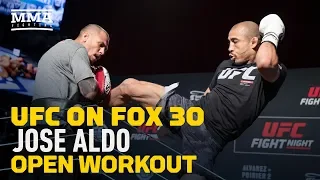 Jose Aldo UFC on FOX 30 Open Workout Highlights - MMA Fighting