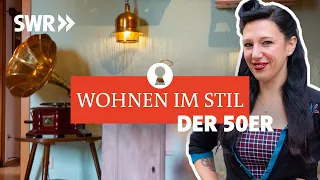 Rockabilly and 50s style: furnishing with vintage furniture | SWR Room Tour