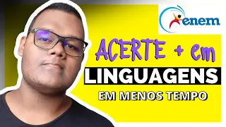 como ACERTAR + em LINGUAGENS estudando em MENOS TEMPO