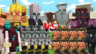 PIGLIN and ILLAGER TOURNAMENT - Minecraft Mob Battle