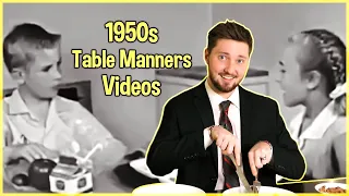 Old Table Manners Instructional Videos