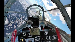 Бой на истребителе Лавочкин Ла-5Ф в танковом симуляторном режиме в War Thunder.