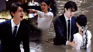 Cinderella accidentally fell into water,CEO panicked,no longer hide his love,rushed to save her