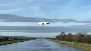 Beluga Landing At Hawarden Airport