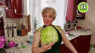 This is the first thing I cook from young cabbage! + quick snack
