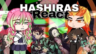 Hashira React to Tanjiro and Nezuko || Gacha Club || REMAKE