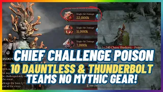 Chief Challenge Poison - 10 BEST Teams | Dauntless & Thunderbolt Guide 🐉Dragonheir SIlent Gods🐉