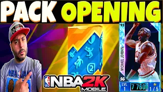 DIAMOND MICHAEL JORDAN STEAL LEADER PACKS | NBA 2K Mobile Pack Opening