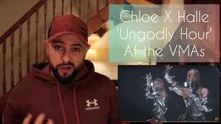 SMOKE!.........PURE SMOKE!!! 🔥 | CHLOE X HALLE - UNGODLY HOUR AT THE VMAs (REACTION)