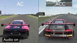 Assetto Corsa vs Assetto Corsa Competizione (Audi R8 LMS GT3 Comparison)