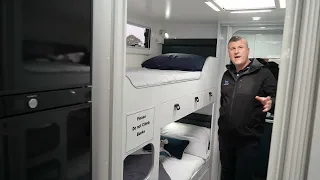 Wonderland RV 2211F B4 Quad Bunk Layout