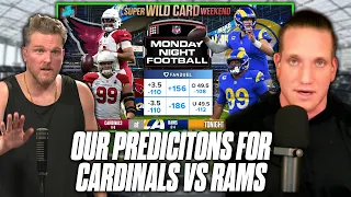 Pat McAfee & AJ Hawk's Predictions For Rams vs Cardinals Wild Card Matchup