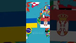 Ukraine vs all #countries #animation #flags #Ukraine #fyp #countryballs #UA_ball #shorts